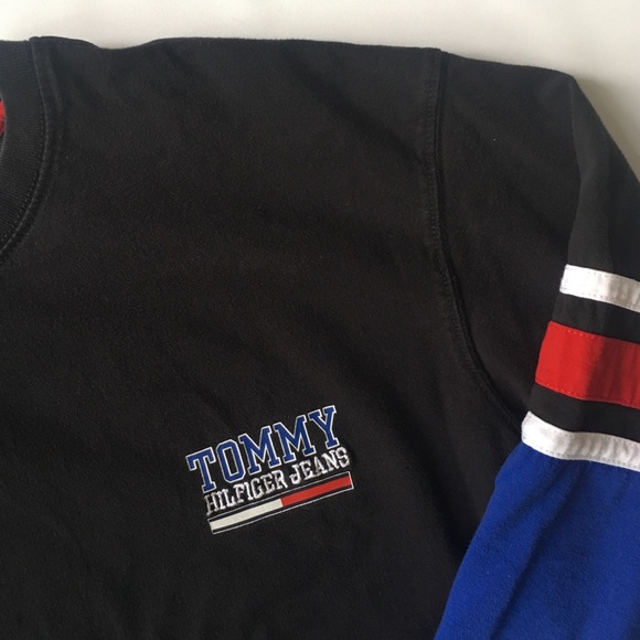 Vintage Tommy Jeans Long Sleeve Shirt - Men’s XL - Picture 3 of 5